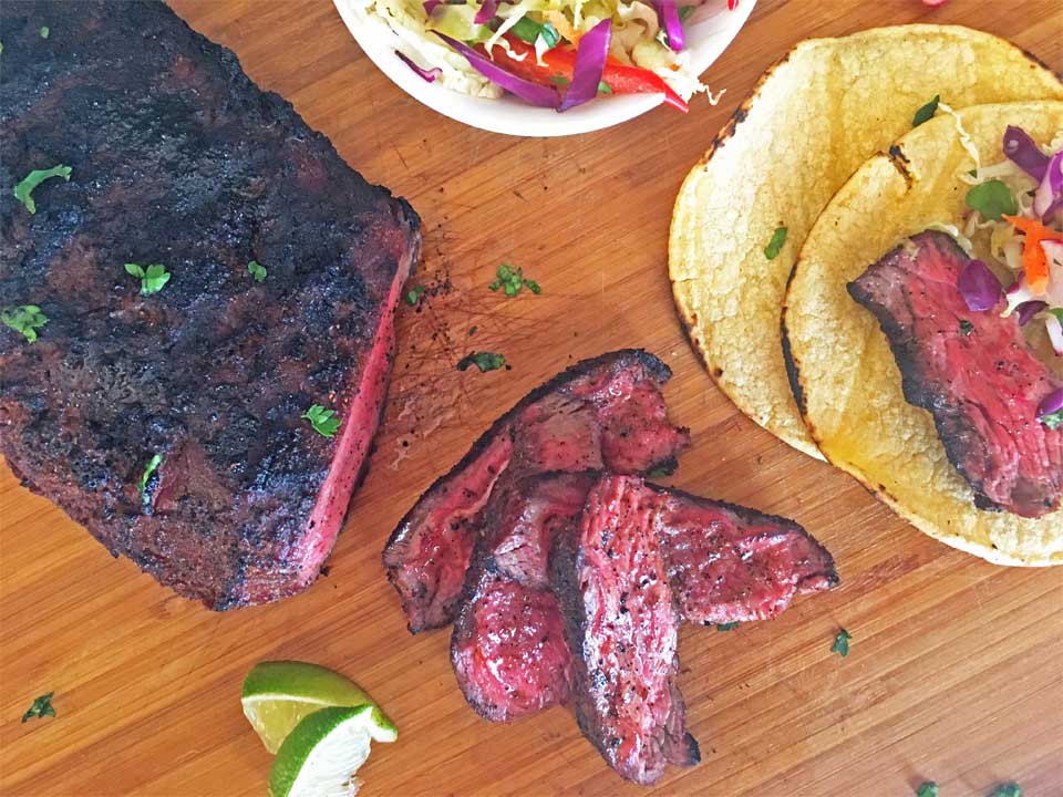 Spice-rubbed Grilled Flank Steak Recipe