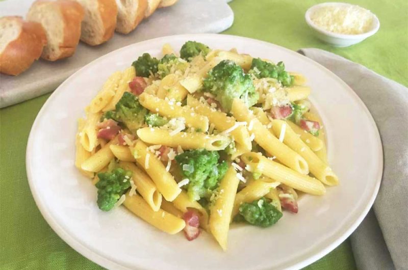 Pasta with Romanesco and Pancetta